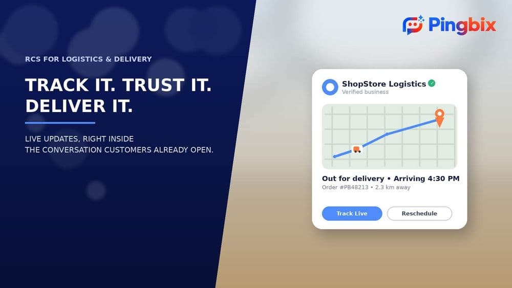 RCS Messaging for Logistics in India: Fixing the 'Where Is My Order?' Problem
